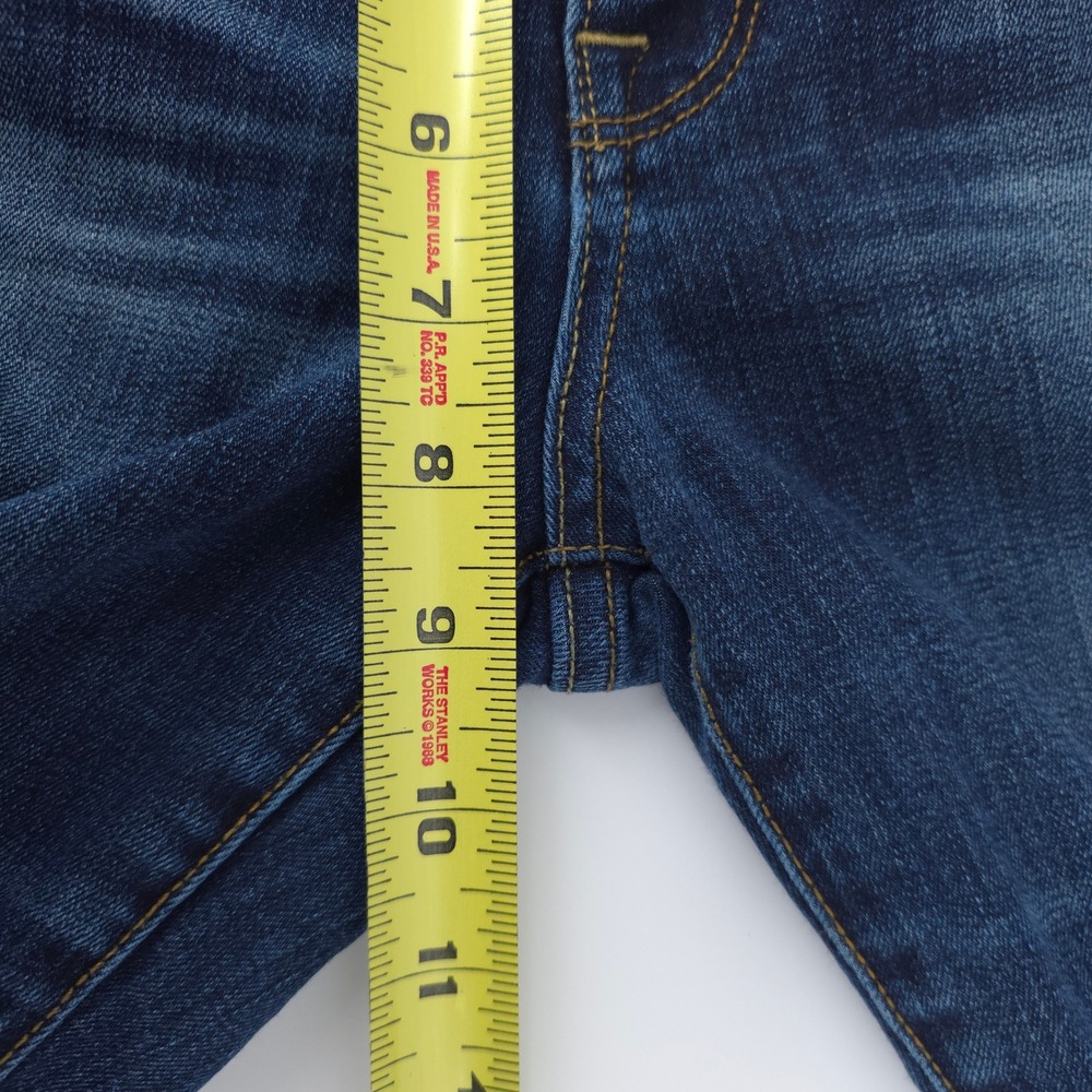 Lucky Brand Women Jeans Sofia Skinny 2/26 Blue Dark Wash Whiskered Stretch Denim - Picture 10 of 11